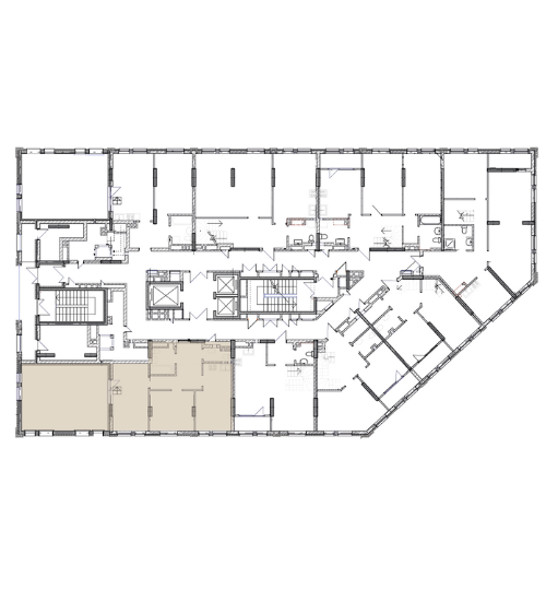 2-комнатная квартира - Планировка этажа | ЖК Madison Gardens