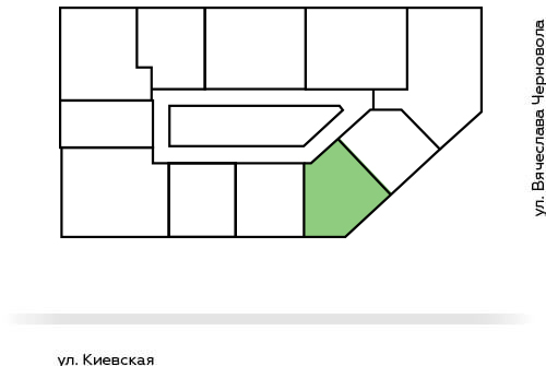 1-кiмнатна квартира - Планування поверху | ЖК Madison Gardens
