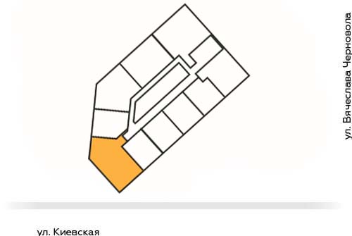 3-кiмнатна квартира - Планування поверху | ЖК Madison Gardens